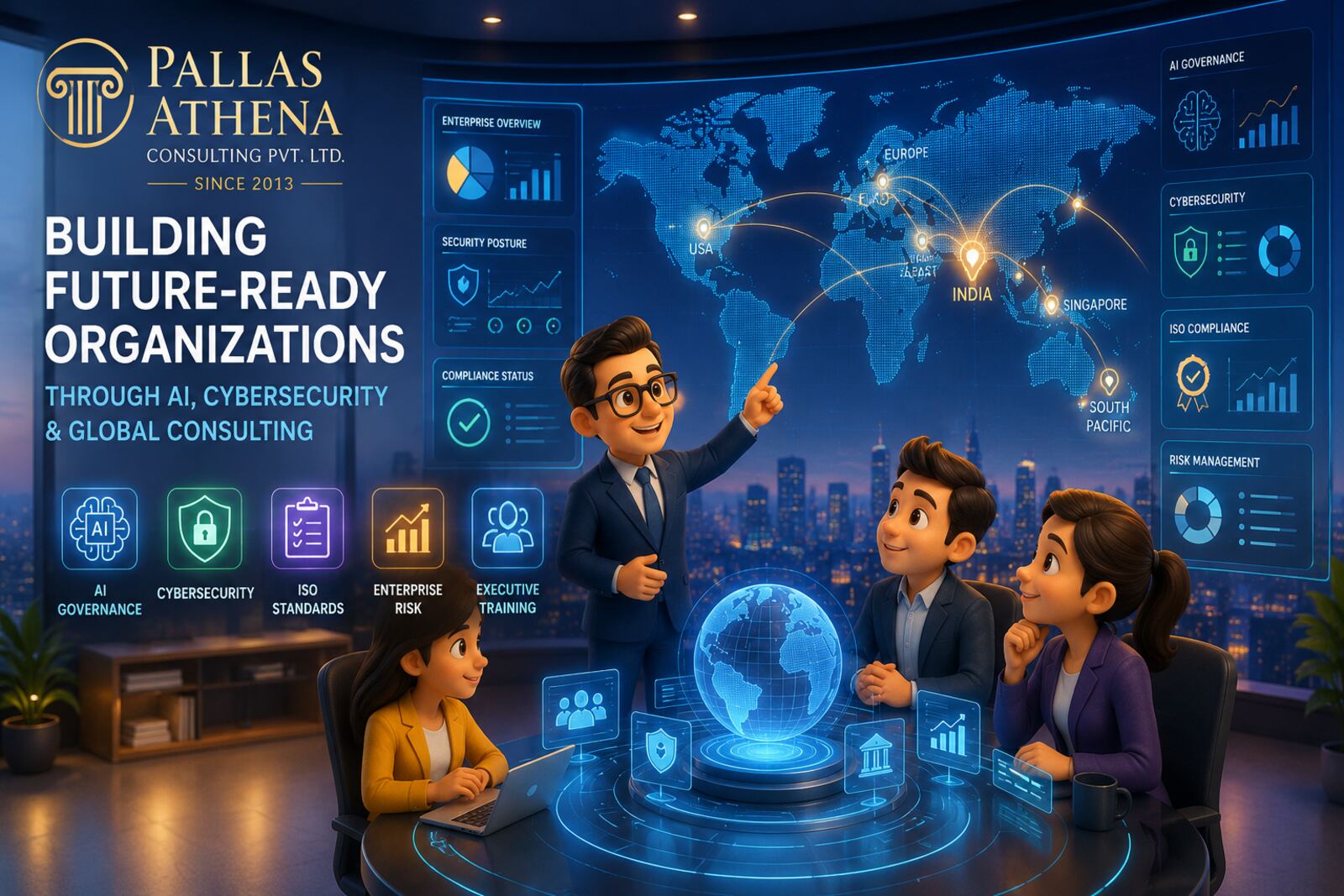 Pallas Athena Consulting — building future-ready organizations through AI, cybersecurity and global consulting