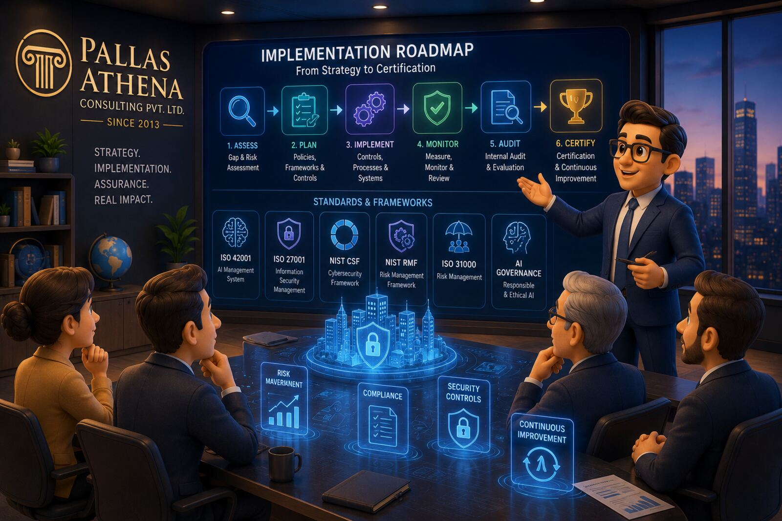 Implementation roadmap from strategy to certification